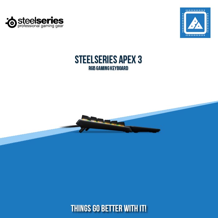 STEELSERIES APEX 3 RGB GAMING KEYBOARD STEELSERIES APEX 3 RGB GAMING KEYBOARD